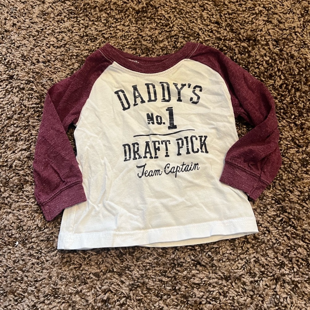 Draft pick long sleeve T-shirt